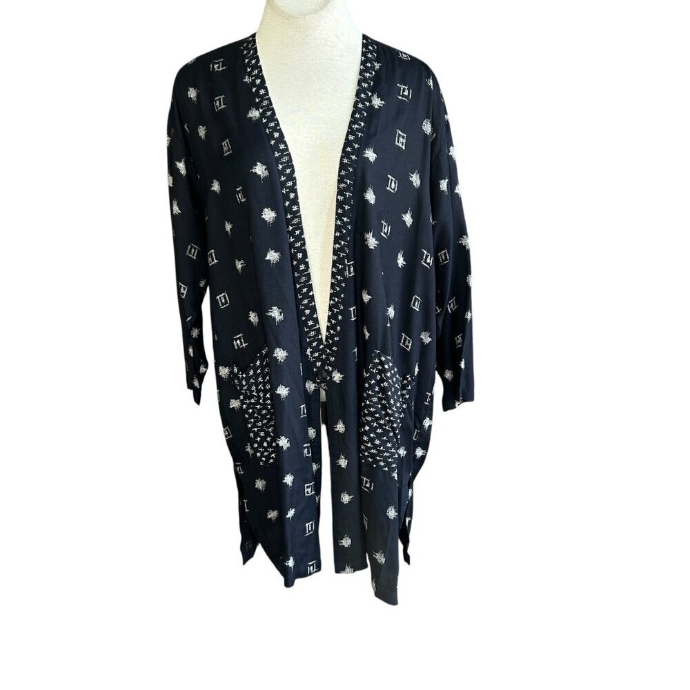 New Options by Kate Geddes Vintage Whimsigoth Duster Jacket Size Large